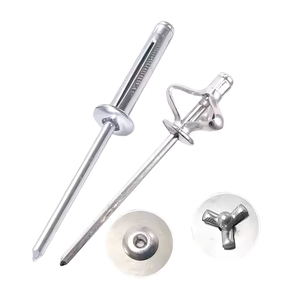 ISO 9001 chứng nhận nhôm mở cuối mù đinh tán tròn đầu Titan mặt bích Pop đinh tán GB/T 12618 DIN 7337 màu sắc khác nhau - Product Image 3
