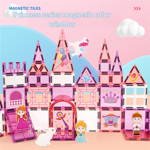 Bloques de Construcción Educativos para Niños, Juego de Bloques de Construcción Magnéticos para Niños, Juguete de Bloques Magnéticos para el Aprendizaje y la Creatividad - Product Image 2