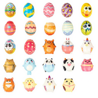 Jouet Squishy Animal en Mousse PU à Remontée Lente, Capsule Gashapon, Jouet Anti-Stress à Presser pour Enfants, Cadeau de Fête d'Anniversaire, Vente en Gros