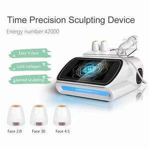 Appareil portable de lifting du visage à ultrasons et radiofréquences de dernière génération avec des caractéristiques sûres et non irritantes pour des soins du visage personnalisés - Product Image 4