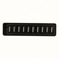 Adaptateur secteur intelligent à 10 ports, chargeur mural USB 50W 10A pour téléphone et tablette
