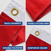 Bannières en polyester personnalisées colorées, uniques et très vendues, avec impression numérique haute définition, qualité drapeau
