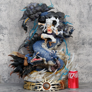 Haute qualité 57cm PVC Nika <span class=keywords><strong>Luffy</strong></span> figurine engrenage singe D <span class=keywords><strong>Luffy</strong></span> VS <span class=keywords><strong>Kaido</strong></span> Anime Collection Luminescent Statue jouets - Product Image 4