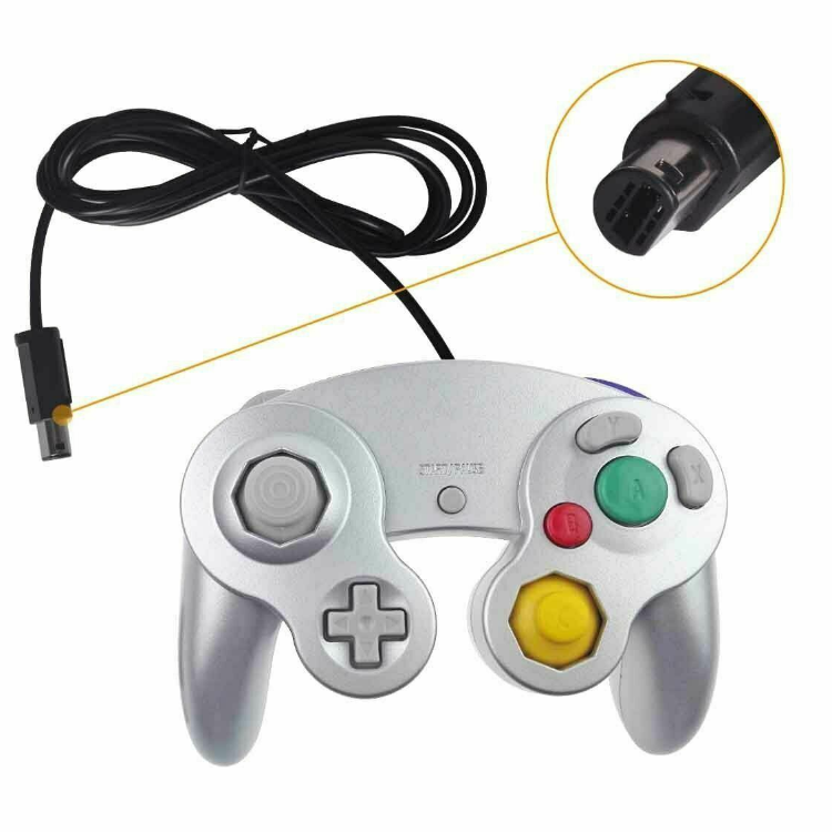 Sliver <strong>Controller</strong> Wired Gamepad <strong>for</strong> <strong>GameCube</strong> <strong>for</strong> NGC Console Game Gamepad Joystick <strong>Controller</strong>