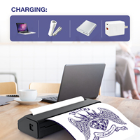 Mesin Fotokopi Stencil Termal Mini Portabel VLOXO Renewable, Printer Tato Kertas A4, Mesin Tato Nirkabel