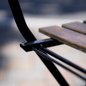 Chaises de jardin en <span class=keywords><strong>métal</strong></span> pliant français, <span class=keywords><strong>chaise</strong></span> d'extérieur pour mariage, <span class=keywords><strong>bistrot</strong></span>, bon marché - Product Image 6