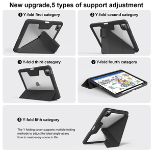 Kenke Sleep Wake funda plegable para tableta para Ipad Pro 2/3/4 Gen 11 pulgadas portalápices PU cuero a prueba de golpes Kickstand funda protectora - Product Image 6
