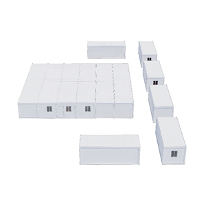 Cabine modulaire durable en panneaux sandwich contemporaine pour chantier de construction et hébergement extérieur - Product Image 6
