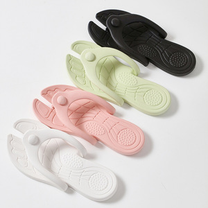 Large Size Lightweight Quick-Dry Non-slip Portable Foldable Travel <strong>Flip</strong> <strong>Flops</strong> for Women Men Beach - Product Image 4