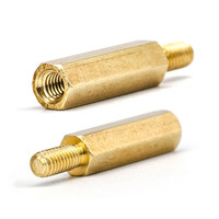 Vis d'espacement en laiton hexagonal M3 rond mâle-femelle pour carte mère d'ordinateur PCB