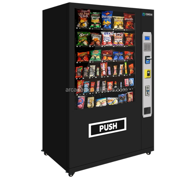 Snack and Beverages Refrigerated Commercial Automatic Vending Machines for Retail Business Vending Machines for Foods and Drinks
