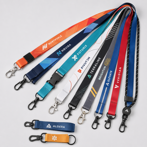 Customizable Polyester Lanyard With <b>Hook</b> Personalized Rope Featuring Logo - Product Image 1