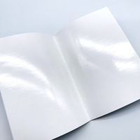 Livre d'autocollants pour journal créatif DIY, album d'autocollants, papier de support non-adhésif facile à décoller et réutilisable, étiquettes décoratives pour scrapbooking