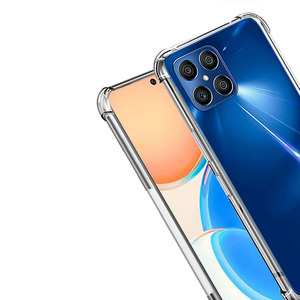 Funda de silicona fina a prueba de golpes para teléfono <span class=keywords><strong>Honor</strong></span> <span class=keywords><strong>X8</strong></span>, funda de Gel transparente, venta al por mayor - Product Image 1