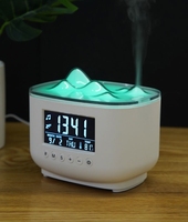 Haut-parleur électrique bleu, humidificateur intelligent, haut-parleur, alarme, lumière led, alarme, diffuseur ultrasonique d'huile essentielle, 300Ml