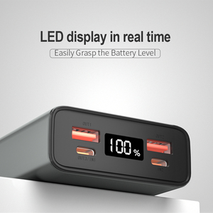 Batterie externe 20000mAh à charge rapide, Power Bank PD 22.5W en aluminium avec écran LED numérique - Product Image 3