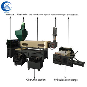 Machine de granulés de film plastique pp/pe, de haute qualité, recyclage des sacs en plastique, pour les courses Non tissées - Product Image 3