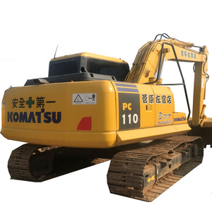 Excavatrice Komatsu PC110-7 d'occasion de 11 tonnes du Japon, 90 % neuve, avec peu d'heures de fonctionnement - Product Image 1