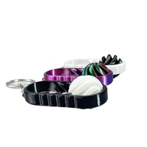 3D Printed Spiral 3D Structure Ornament Two-Color Toy Cross-Border Stress Relief <b>Fidget</b> Plastic Model - Product Image 1