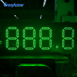 Gasolinera impermeable Segmento digital Precio Tablero de visualización de mensajes Señalización digital y pantallas Pantalla de señ<span class=keywords><strong>al</strong></span> de precio led - Product Image 1