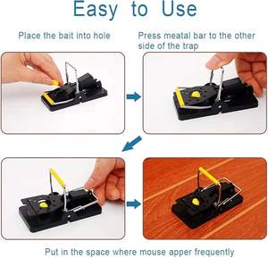 Piège à souris et à rats en gros, directement de l'usine, avec composants réutilisables pour propriétés et immeubles de bureaux - Product Image 6