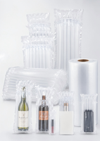 Sac de protection gonflable à colonnes d'air en PE avec film protecteur pour l'emballage antichoc des bouteilles de vin