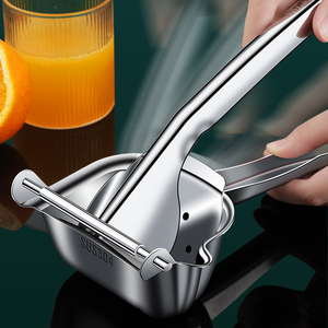 Presse-agrumes manuel en acier inoxydable 304, 400 ml, pour jus d'orange, de citron, de grenade, de canne à sucre, traitement des fruits - Product Image 1