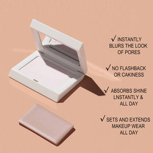 OEM Poudre de réglage douce universelle Presse professionnelle Poudre libre sans talc Maquillage Poudre de réglage Palette mate - Product Image 5