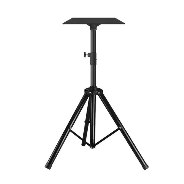 Universal Projector Stand Home Tripod Floor Stand Telescopic Folding Movable with Tray 10kg Capacity Adjustable Length Model 004