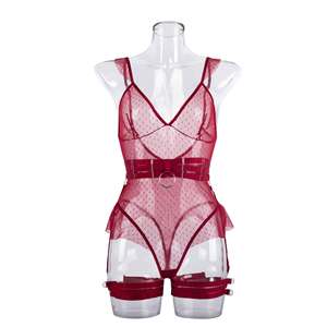 Lingerie Sexy en Dentelle Transparente pour Femmes Vêtements de Nuit - Product Image 6