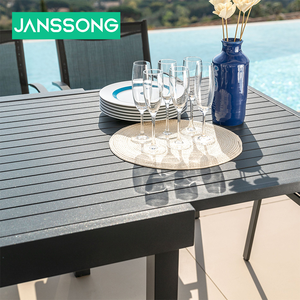 Tavolo <span class=keywords><strong>da</strong></span> Giardino Allungabile <span class=keywords><strong>in</strong></span> <span class=keywords><strong>Legno</strong></span> con Set di Sedie per 12 Persone, Set <span class=keywords><strong>da</strong></span> Pranzo per Esterni, Mobili <span class=keywords><strong>da</strong></span> Giardino Durevoli con Telaio <span class=keywords><strong>in</strong></span> Alluminio e Plastica - Product Image 6