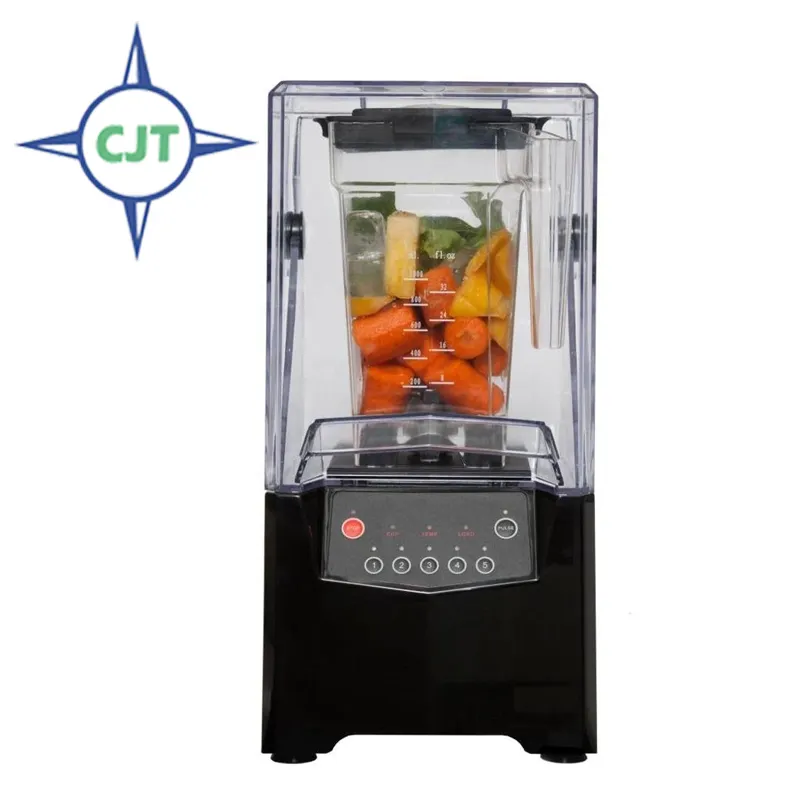 Cjtcatering Commerciële Elektrische Blender Smoothies Maker Tafelblender Te Koop Plastic Multifunctionele Ce Traditionele/Werk Top