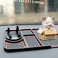 Multifunktion ale Auto Anti-Rutsch-Matte Telefon halter Nicht klebrig Anti-Rutsch-Dash Telefon halterung Silikon Temporäre Park nummer Karte