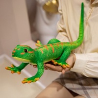 Jouet en peluche personnalisé de gecko de lézard pour enfants, une poupée apaisante pour apaiser le bébé, cadeau d'anniversaire d'un garçon