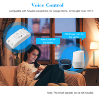 Module de relais universel intelligent pour la maison intelligente, commande vocale, contrôle à distance sans fil Wifi, mini interrupteur d'alimentation pour l'éclairage