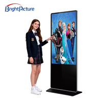 Afficheur publicitaire numérique LCD tactile 4K de 55 pouces pour intérieur/extérieur avec haut-parleur intégré Android 13 pour ascenseurs et aéroports
