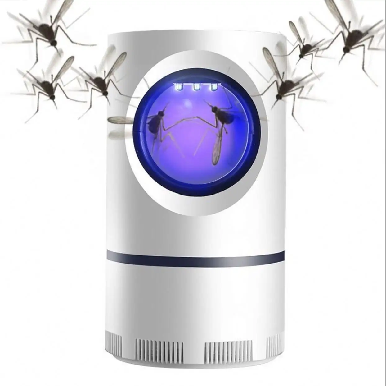 Светодиодная ловушка для насекомых, домашний электрический прибор для уничтожения насекомых, мух, УФ-лампа, ловушка для насекомых, лампа для отпугивания насекомых, с питанием от USB