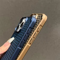 Nouveau luxe titane magnétique fibre de carbone Texture étui pour iphone 16 15 14 13 12 11 Pro Max Plus antichoc dur PC couverture