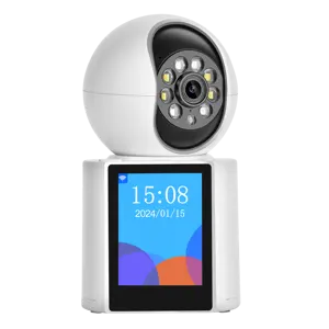 Câmera de vídeo cara a cara com WiFi IP Câmera de monitoramento remoto de rede com visão noturna 3MP Câmera de Segurança do quarto