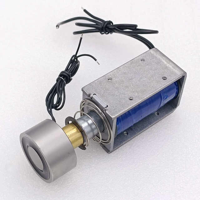 Power-On Linear Solenoid U1564S DC 12V/24V round Push-Pull Solenoid