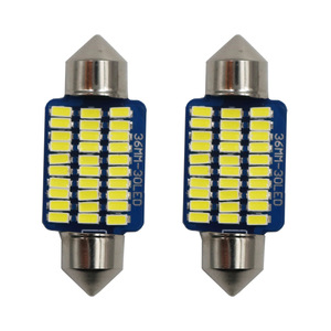 Lumière de toit LED pour voiture, double pointe, 3014, 31/36/39/42mm, C5W, lampe de lecture, éclairage intérieur adaptable. - Product Image 5