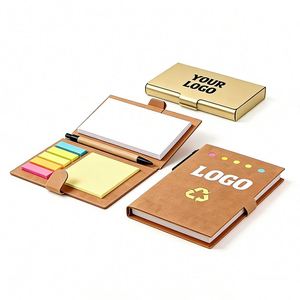 Nouveauté 2026 – Bloc-notes adhésifs personnalisables avec stylo pour cadeaux promotionnels d'entreprise – Petit carnet de notes en gros - Product Image 1