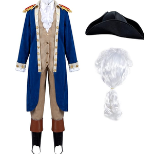 Disfraces de juego de escenario renacentista, uniforme colonial americano para niños, disfraz de Halloween con faldas con un juez oficial - Product Image 5