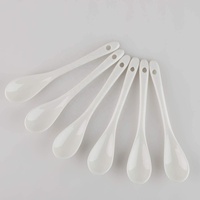 Chine Différents types de couverts Cuillère à soupe en céramique en porcelaine blanche de style coréen