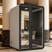 UNIBOOTH - Cabinas de Trabajo Insonorizadas Multifuncionales y Duraderas para Oficinas, Edificios, Escuelas, Supermercados, Parques y Talleres, Diseño Moderno