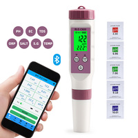 Testeur Multiparamètres Numérique Portable 7 en 1 pH EC TDS Salinité S.G Température ORP avec Écran LCD pour l'Entretien des Piscines OEM/ODM