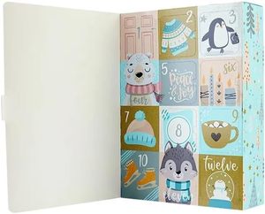 <span class=keywords><strong>Calendario</strong></span> dell'Avvento Ecologico e Impermeabile di Alta Qualità, Scatola per Confezioni Natalizie e Alimenti per Bambini, 24 Giorni, Materiali Riciclati - Product Image 1