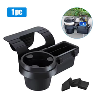 Support de tasse de voiture, support de téléphone, plateau de rangement, pochette de rangement latérale pour fenêtre de porte, support de rangement suspendu pour accessoires intérieurs de voiture