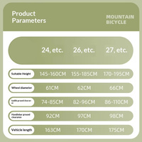 Vélo de montagne à suspension souple en alliage d'aluminium ODM 26er, double amortisseur, vitesse variable, freins à disque doubles, pour hommes adultes