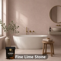 Revêtement liquide acrylique en pierre calcaire fine VALIDEA, à base d'eau, texture naturelle de pierre calcaire sans joint, fini mat, intérieur/extérieur, OEM